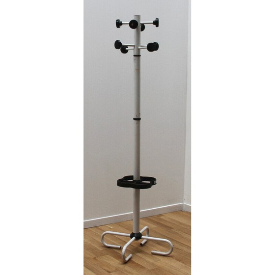 Image 1 of Vintage-Metall-Garderobe mit Schirmständer