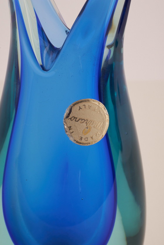Image 1 of Sommerso Vintage-Vase - Muranoglas