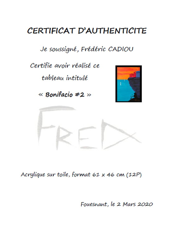 Image 1 of Frédéric CADIOU - Bonifacio #2