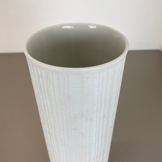 Image 1 of Op-Art-Vase aus Porzellan von Heinrich Fuchs für Hutschenreuther, Deutschland 1970er Jahre