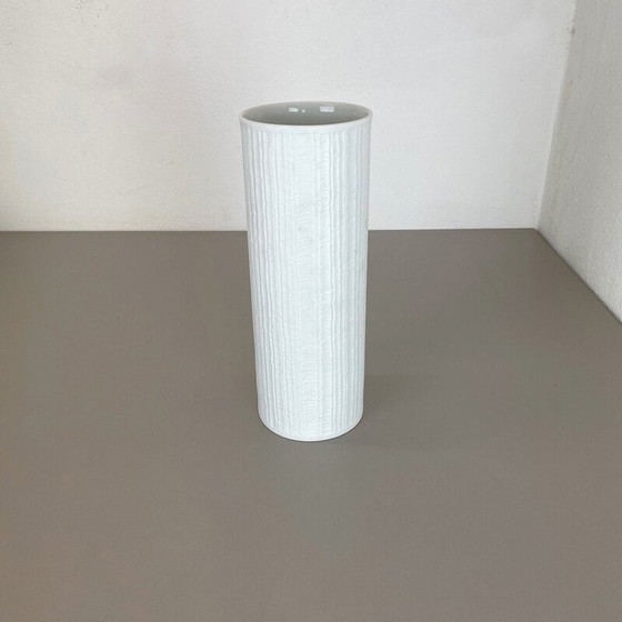 Image 1 of Op-Art-Vase aus Porzellan von Heinrich Fuchs für Hutschenreuther, Deutschland 1970er Jahre