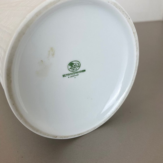 Image 1 of Op-Art-Vase aus Porzellan von Heinrich Fuchs für Hutschenreuther, Deutschland 1970er Jahre