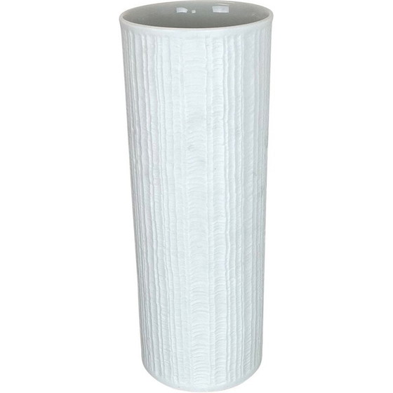 Image 1 of Op-Art-Vase aus Porzellan von Heinrich Fuchs für Hutschenreuther, Deutschland 1970er Jahre