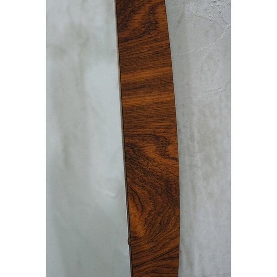 Image 1 of Mid Century Rosewood Wandspiegel, 1960er Jahre