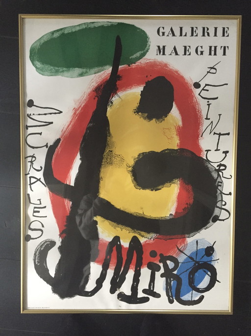 Ich schaue mir Lithos 3 als Set an – Joan Miro, lithos zeefdrukken, Abstract