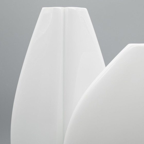 Image 1 of Schicke Hutschenreuther Glänzendes Porzellan 70S-80S Pop-Art Vintage Vase Duo Kiss