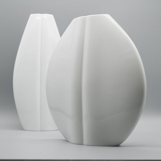 Image 1 of Schicke Hutschenreuther Glänzendes Porzellan 70S-80S Pop-Art Vintage Vase Duo Kiss