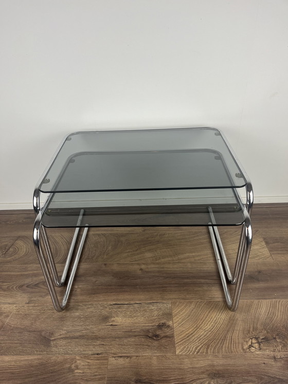 Image 1 of 2x Vintage Space age Nesting Tisch