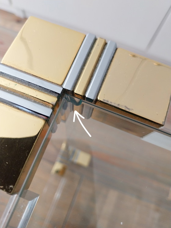 Image 1 of Vintage-Konsole + 2 Beistelltische aus Lucit