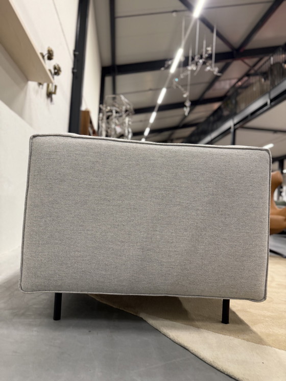 Image 1 of Gelderland 6400 Sofa 2 Sitzer Hallingdal Stoff Grau 160