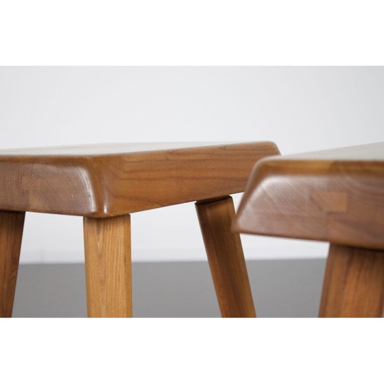 Image 1 of Paar Vintage-Hocker von Chapo, 1969