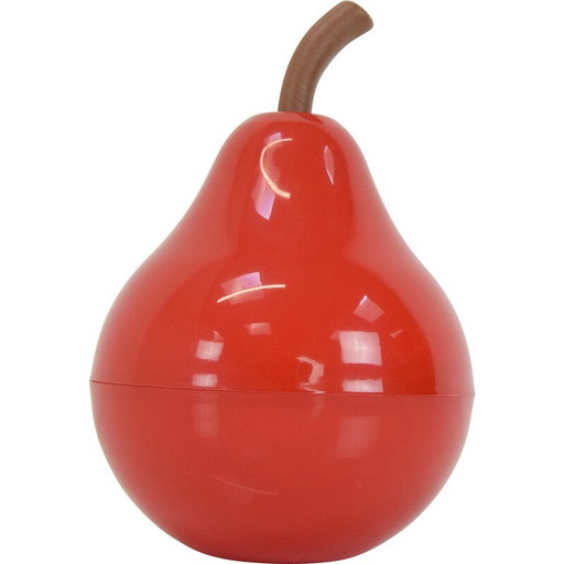 Mid-Century Kunststoffbox Birne, Tschechoslowakei 1970er Jahre