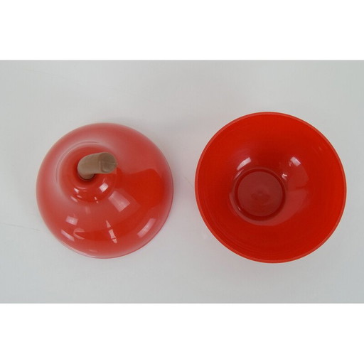 Mid-Century Kunststoffbox Birne, Tschechoslowakei 1970er Jahre