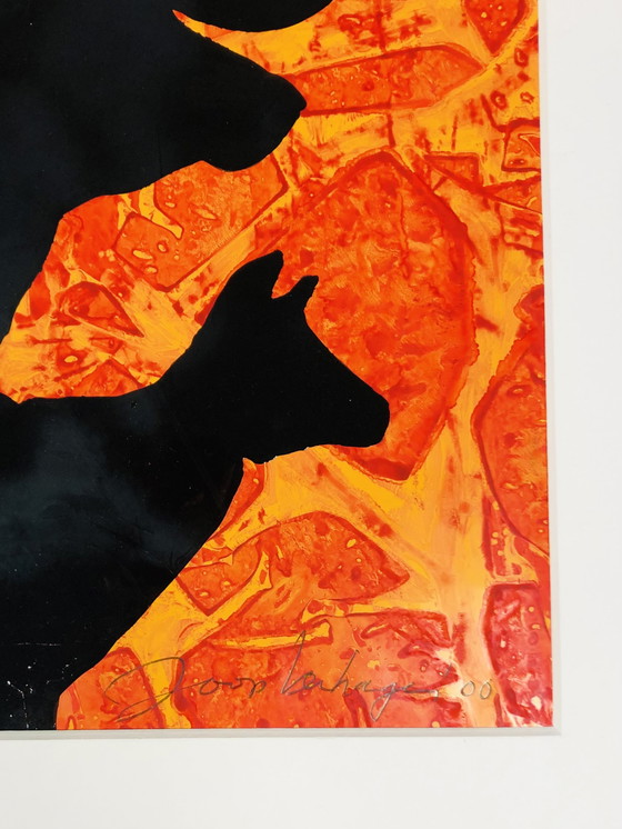 Image 1 of Joop Verhagen – Original in Kombination mit Vorlage