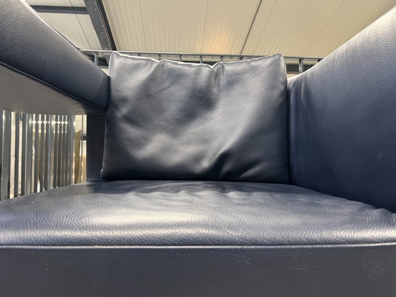 Image 1 of Jori Chillap Drehsessel aus blauem Leder