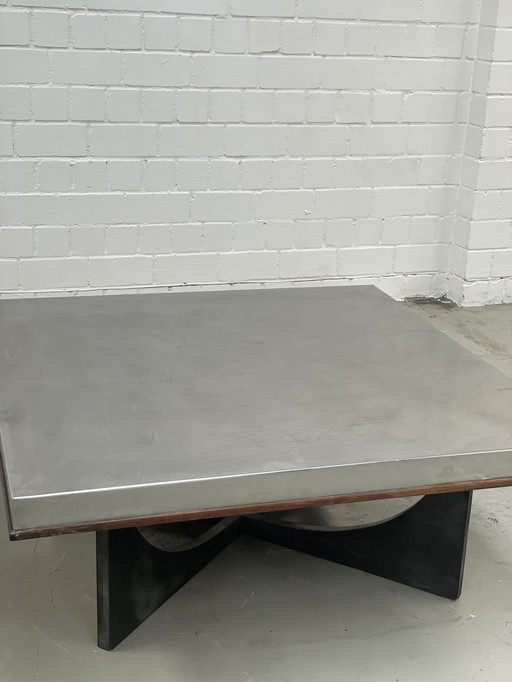 Heinz Lilienthal 70er Jahre Design Geätzter Couchtisch