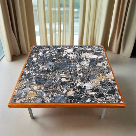 Image 1 of Mid Century Terrazzo Marmor Couchtisch 1970