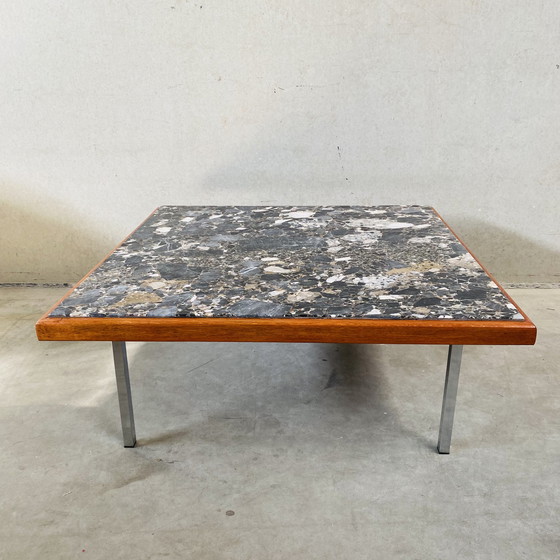 Image 1 of Mid Century Terrazzo Marmor Couchtisch 1970