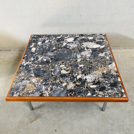 Image 1 of Mid Century Terrazzo Marmor Couchtisch 1970