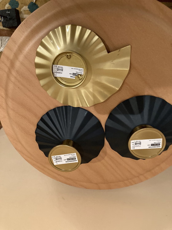 Image 1 of 2x Sara Rhodes Kerzenständer und Schale