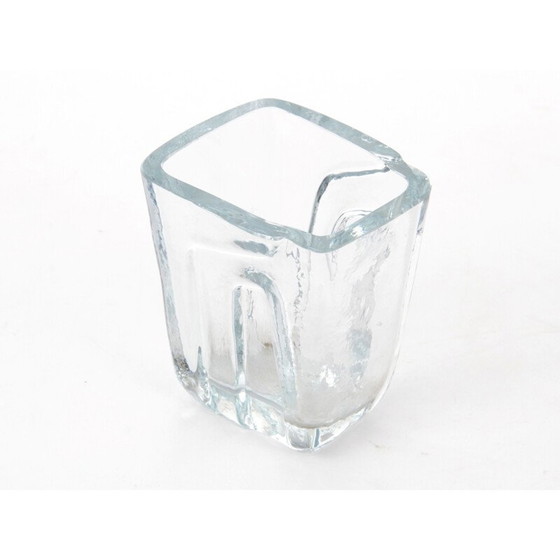 Image 1 of Kleine skandinavische Vintage-Vase aus Glas