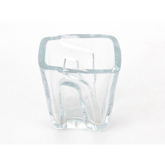 Image 1 of Kleine skandinavische Vintage-Vase aus Glas