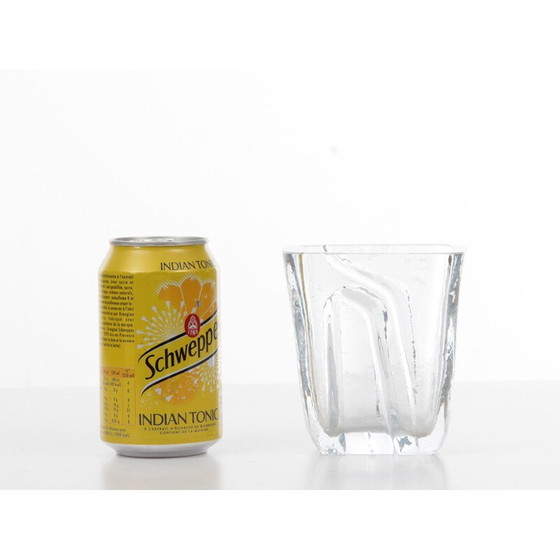 Image 1 of Kleine skandinavische Vintage-Vase aus Glas