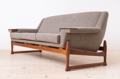 Johannes Andersen Sofa Excellent für Ab Trensums Fåtöljfabrik, neu gepolstert mit Kvadrat