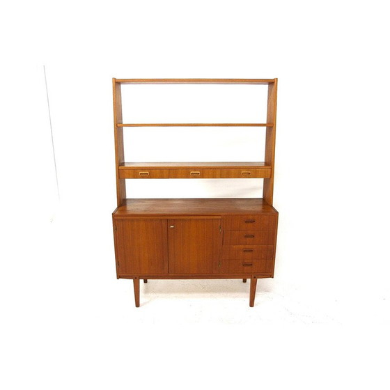 Image 1 of Skandinavisches Vintage-Bücherregal aus Teakholz, Schweden 1960