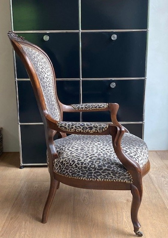 Image 1 of Antiker Schloss-Thronsessel Barock Original Ca.19. Jahrhundert