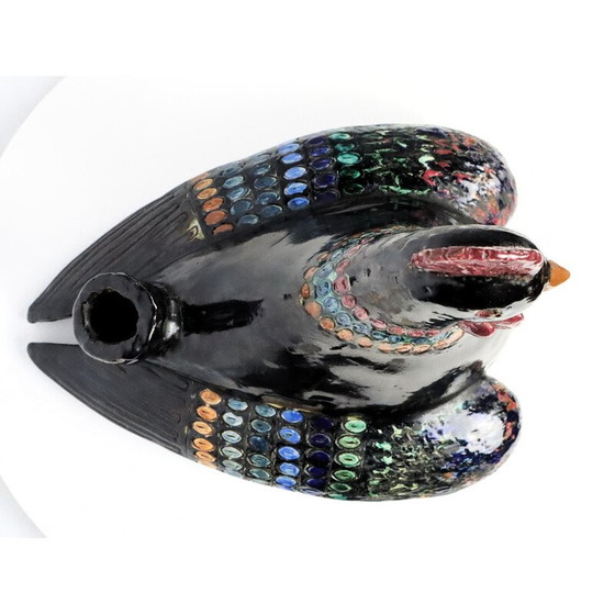 Image 1 of Zoomorphe Vase aus Keramik, 1950-1960