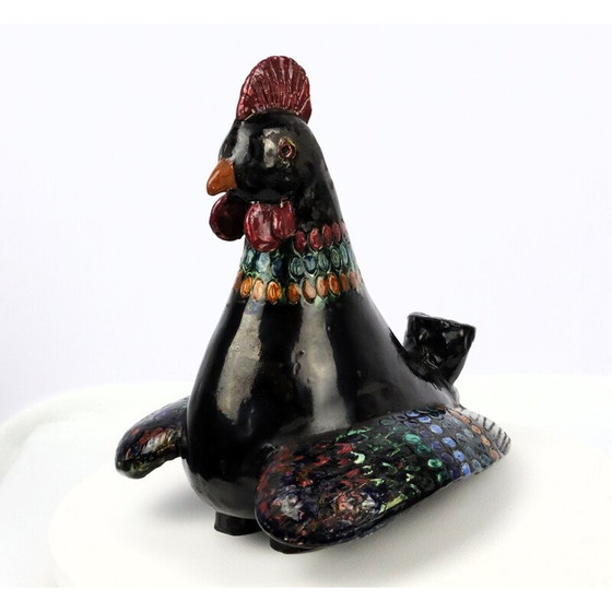 Image 1 of Zoomorphe Vase aus Keramik, 1950-1960