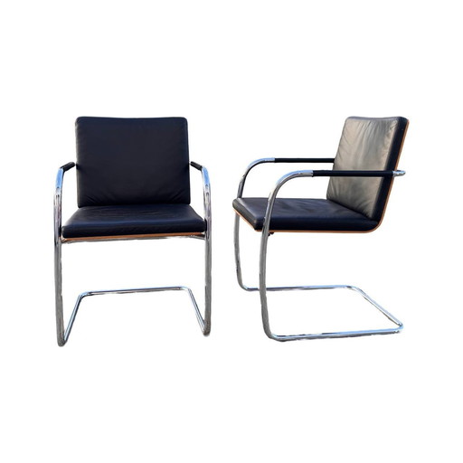 Paar Thonet S 60 Stühle, Entwurf von Glen Oliver Löw