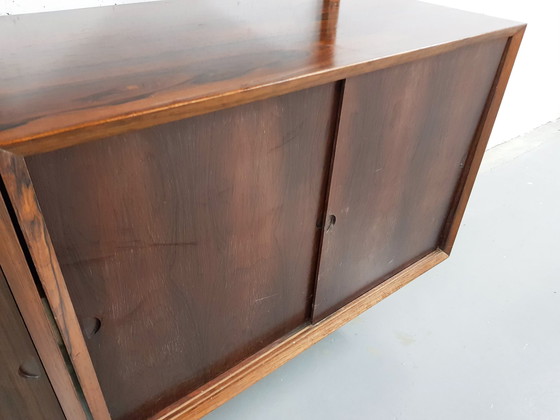 Image 1 of Poul Cadovius für CADO Wandschrank aus Palisanderholz, Dänemark 1960er Jahre