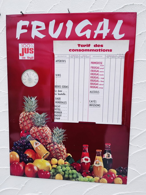 Preiswerbung Authentische Metallwaren "Fruigal