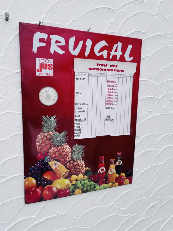 Image 1 of Preiswerbung Authentische Metallwaren "Fruigal