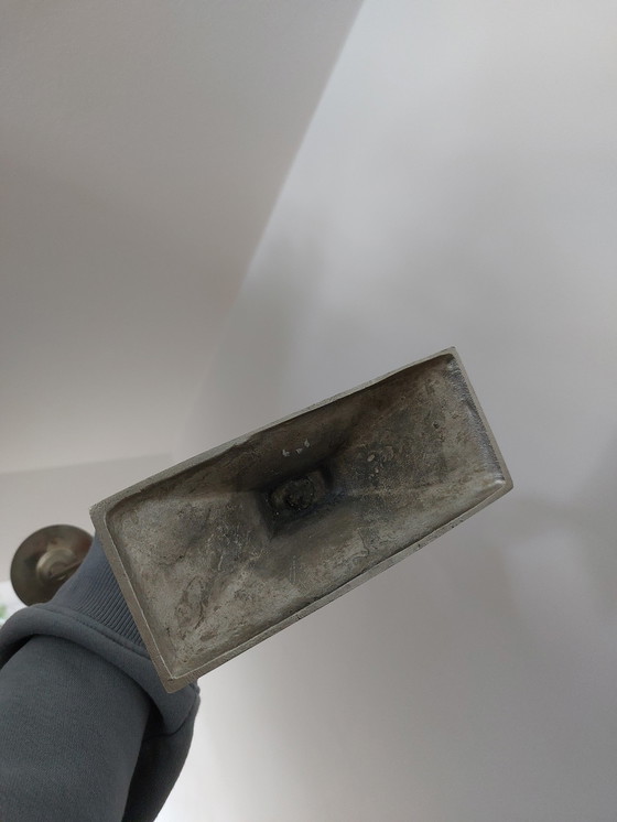 Image 1 of Vintage Art Deco Kerzenständer Kerzenhalter Silber 3 Armig