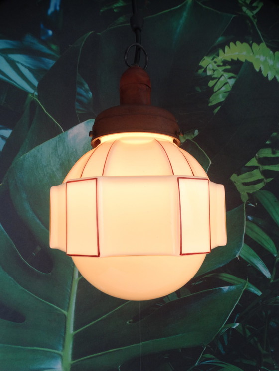 Image 1 of Art Deco Lampe, Hergestellt in Schweden