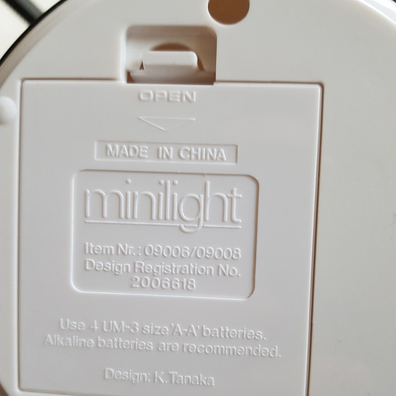 Image 1 of 2x Mini Light Batteriebetriebene Klapptisch- oder Wandlampe von Kyoji Tanaka