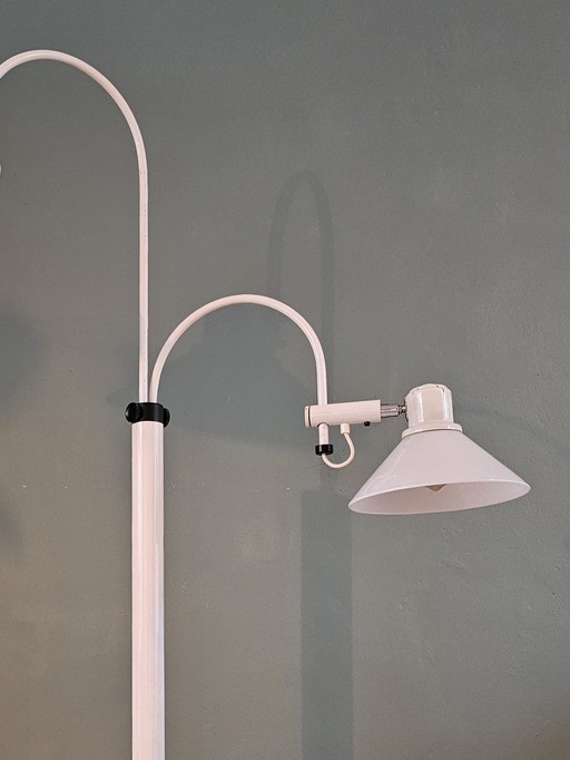 Mid-Century Space-Age Doppelbogenlampe