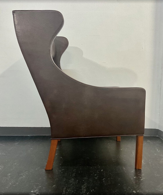 Image 1 of Borge Mogensen  Modell 2204 Leder Ohren-Sessel