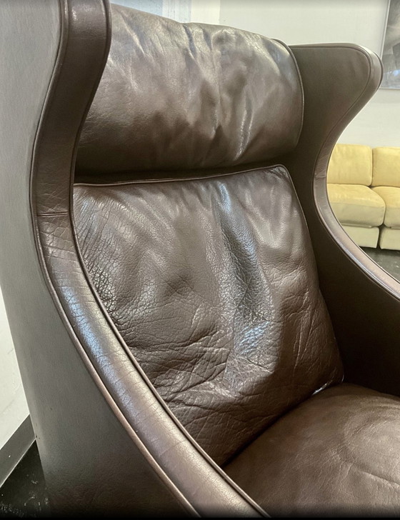 Image 1 of Borge Mogensen  Modell 2204 Leder Ohren-Sessel