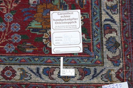 Image 1 of Original Handgeknüpfter Perserteppich Tabriz 30 Raj Fein 390 X 303 Cm Top Zustand