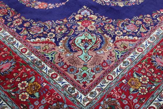 Image 1 of Original Handgeknüpfter Perserteppich Tabriz 30 Raj Fein 390 X 303 Cm Top Zustand