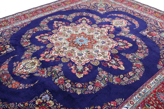 Image 1 of Original Handgeknüpfter Perserteppich Tabriz 30 Raj Fein 390 X 303 Cm Top Zustand