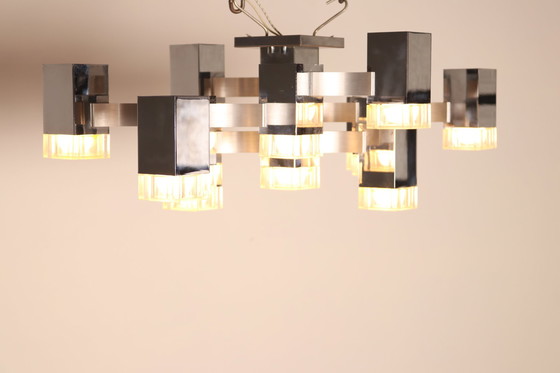 Image 1 of Sciolari Kubische Deckenleuchte (von Gaetano Sciolari)