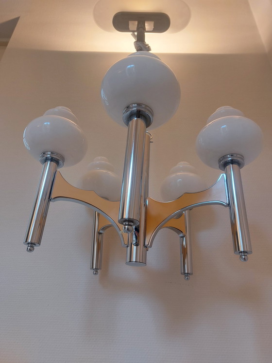 Image 1 of Mid Century Gaetano Sciolari Deckenleuchte