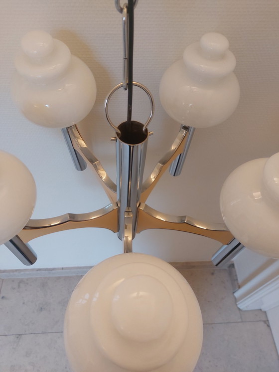 Image 1 of Mid Century Gaetano Sciolari Deckenleuchte