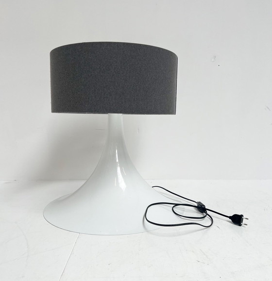 Image 1 of XL Dijkstra Trompete Tischlampe, 1970er Jahre