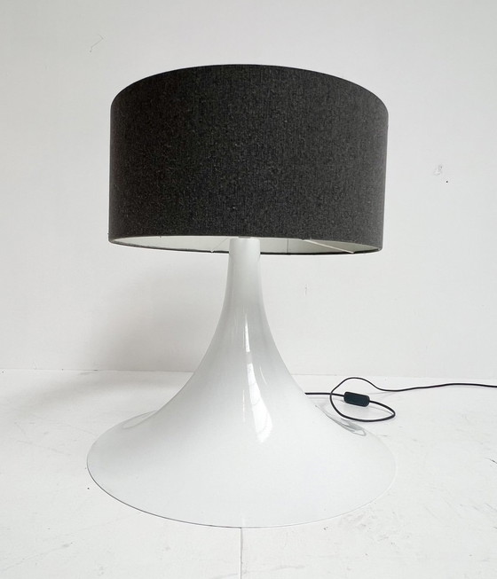 Image 1 of XL Dijkstra Trompete Tischlampe, 1970er Jahre